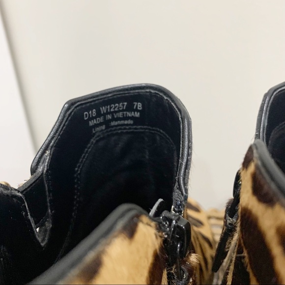 Cole Haan Grand OS Calf Hair Leopard  Leather Women’s Ankle Boots - Picture 7 of 9